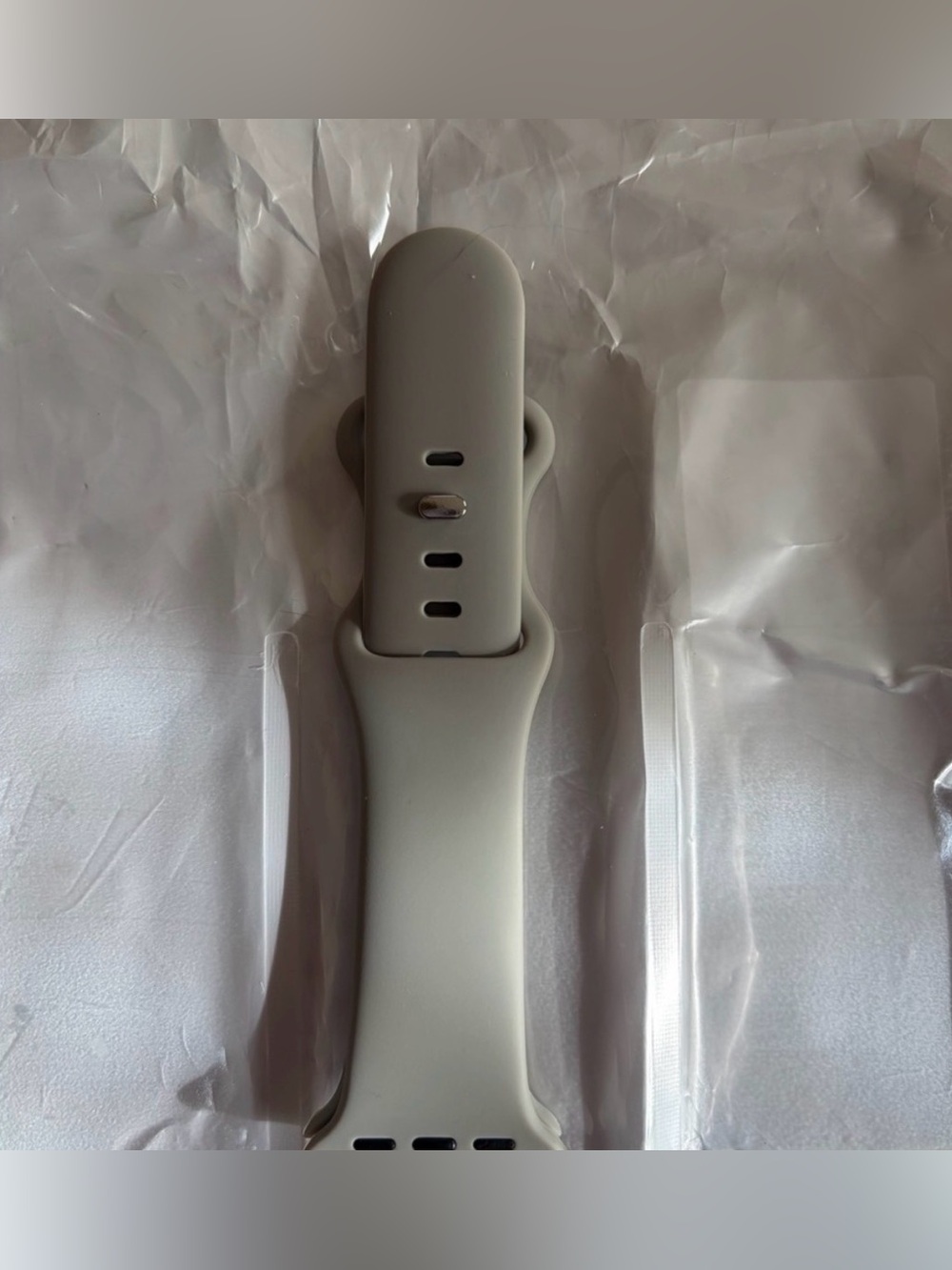 Gray Silicone Watch Band